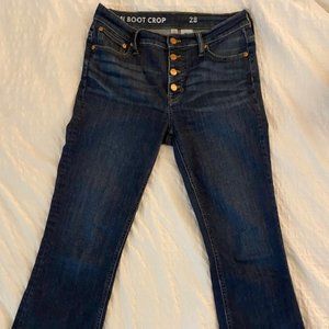 J. Crew Demi Bootcup crop jean
